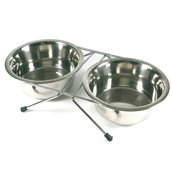 arquivet-support-bas-2-gamelles-inox-2x1-75-l image 1