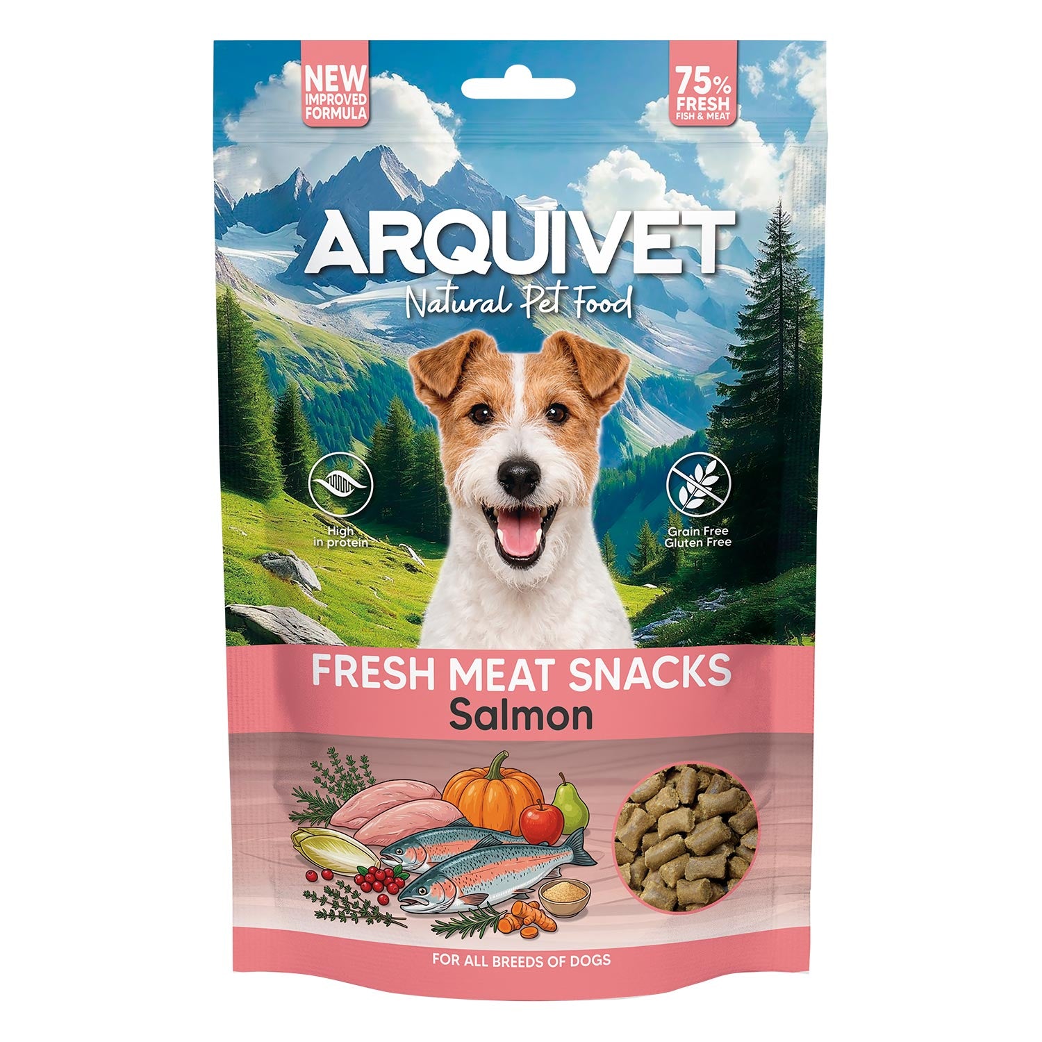 arquivet-dog-snacks-saumon-semi-humide-friandise-chien-300-gr image 4
