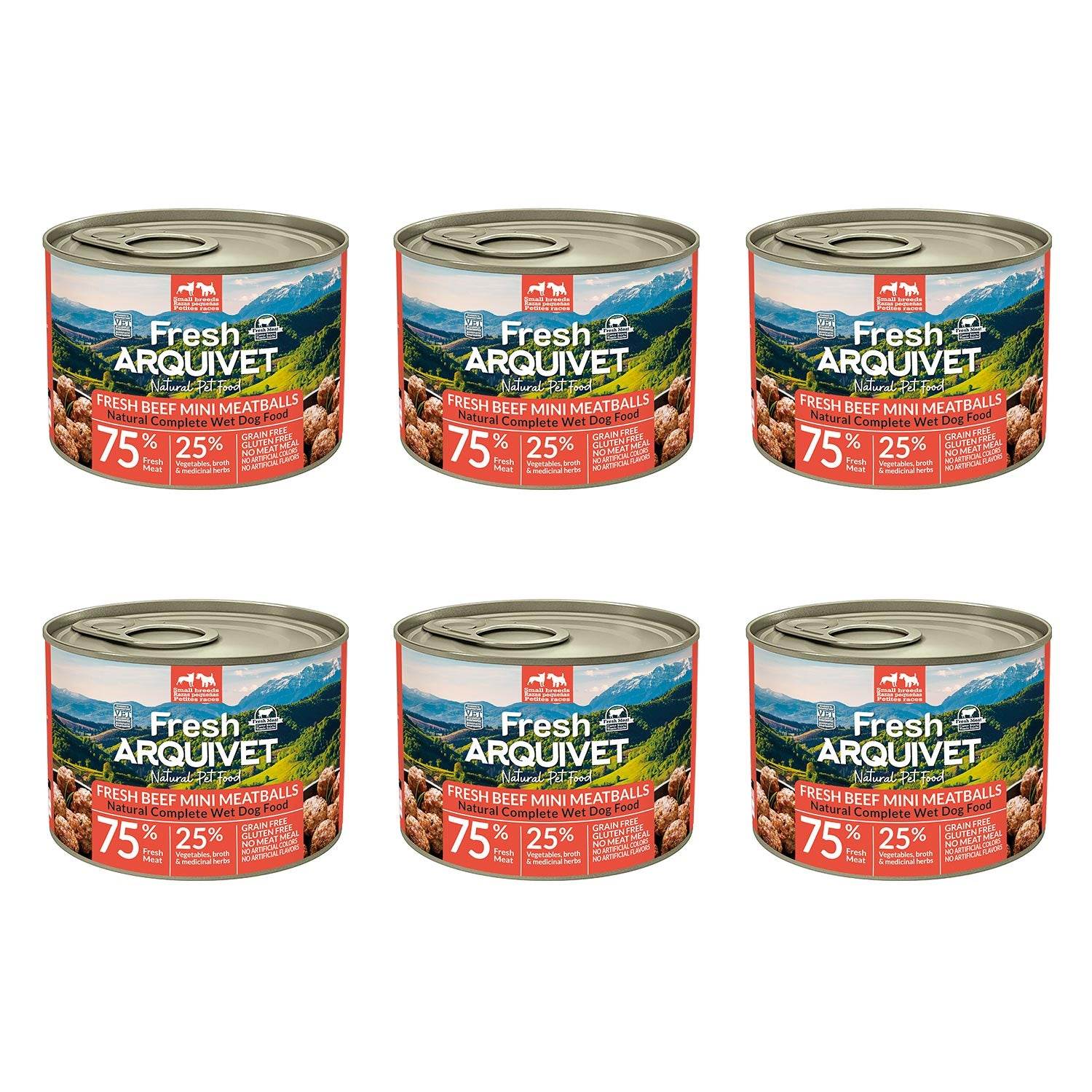arquivet-mini-boulettes-b-uf-nourriture-chien-200-g image 4