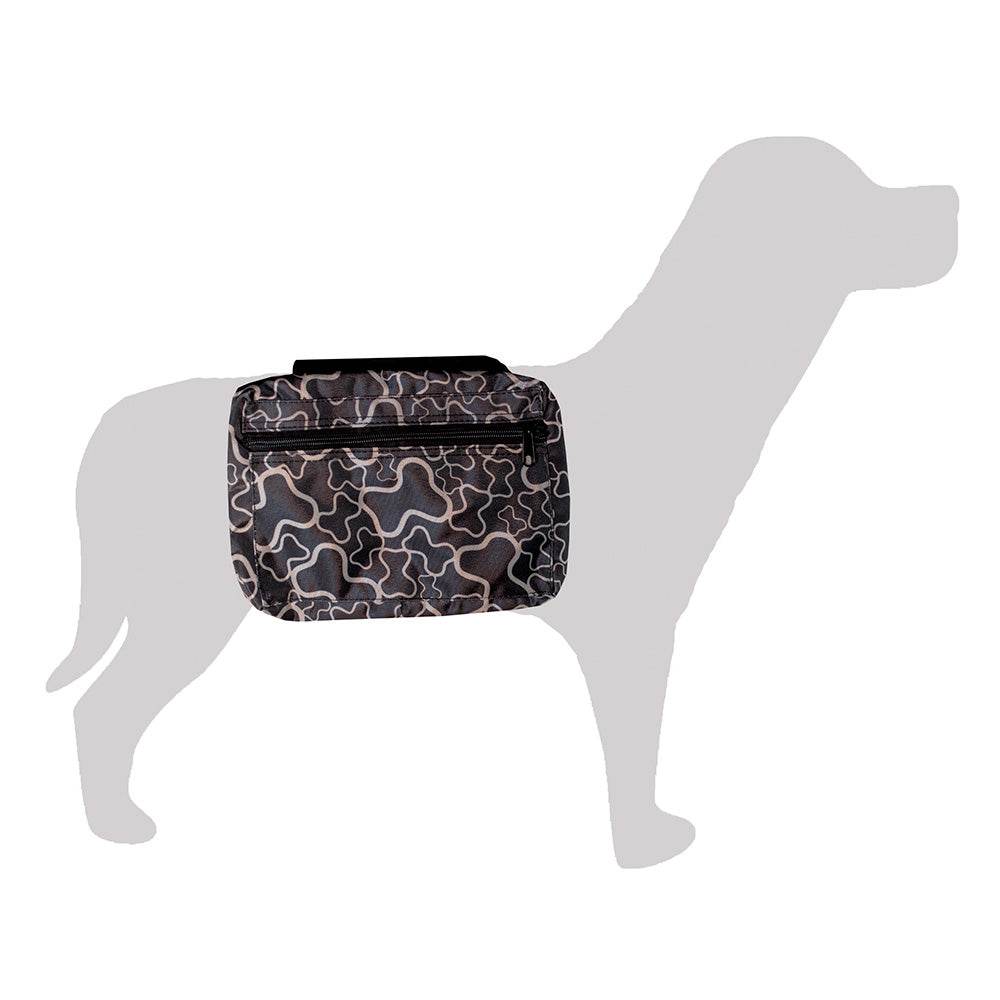 arquivet-sacoche-randonn-e-chien-noir-19x12cm-poche-zipp-e image 2