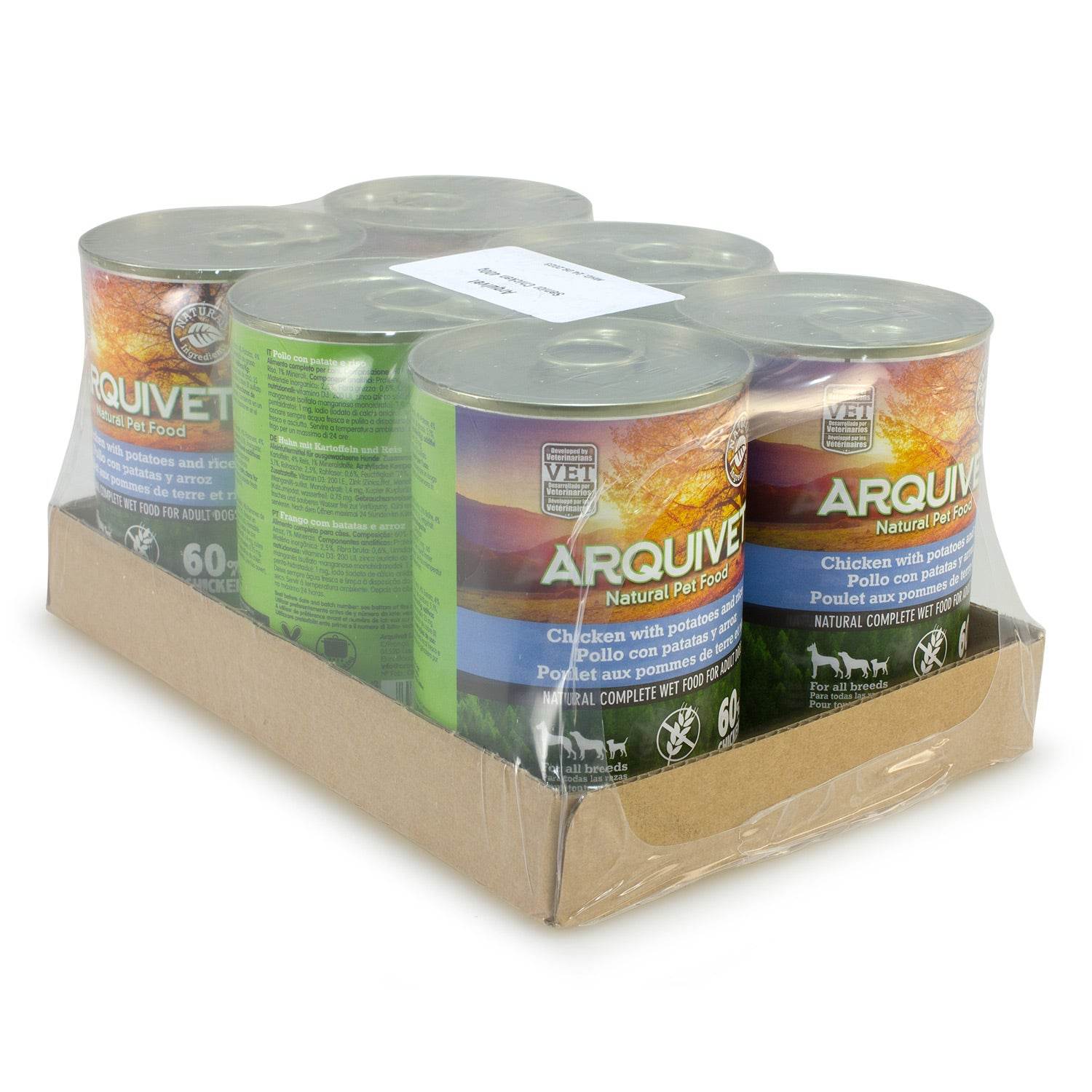 arquivet-senior-light-p-t-e-chien-poulet-porc-400-g image 5