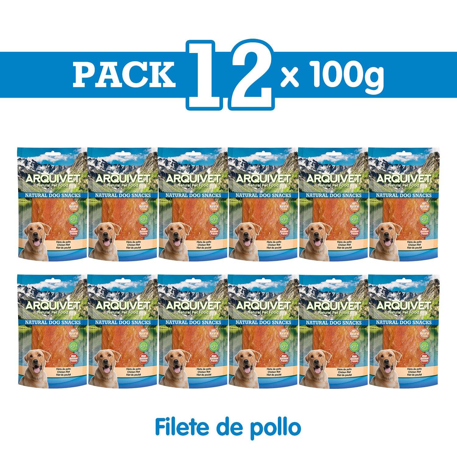 arquivet-friandise-chien-filets-poulet-100-g-naturelle image 3