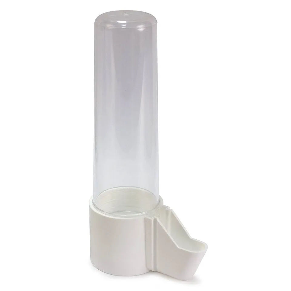 arquivet-abreuvoir-oiseau-cage-85-cc-bec-plastique-blanc image 1