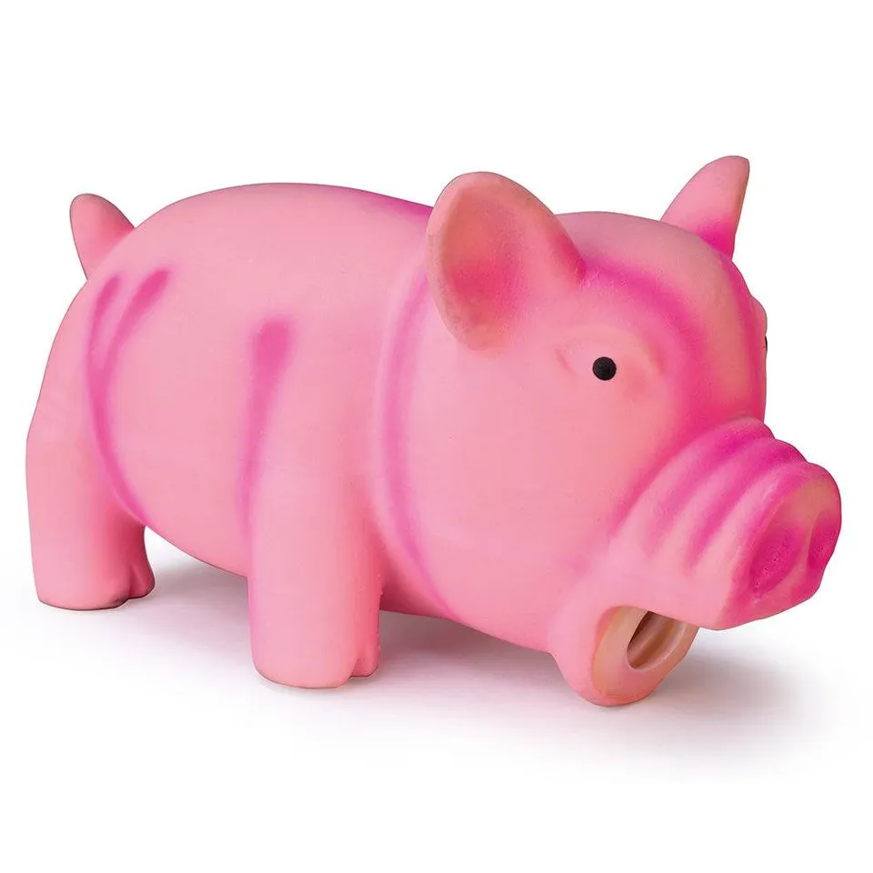 arquivet-dog-toys-cochon-en-latex-jouet-chien-rose-sonore image 1
