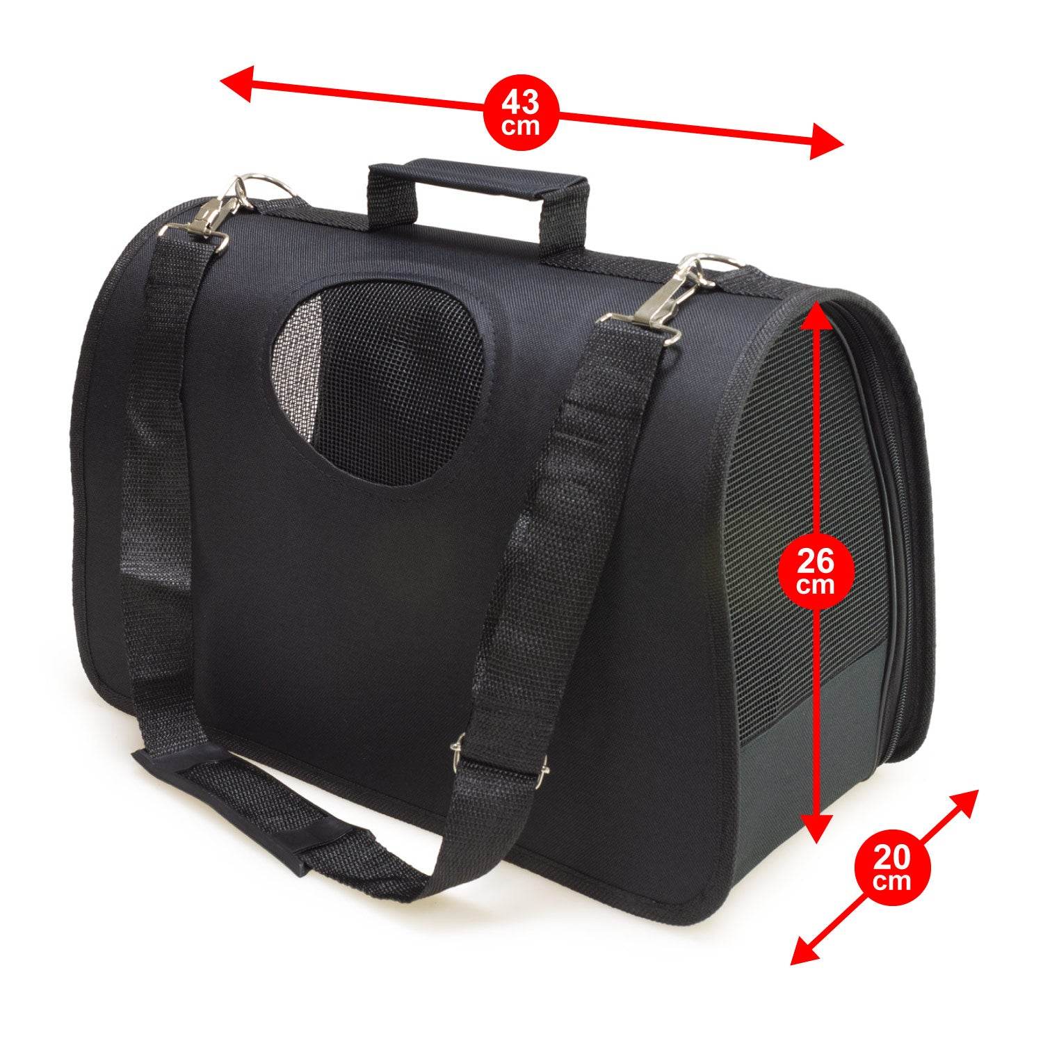 arquivet-sac-transport-noir-semi-rigide-43x20x26-cm image 7