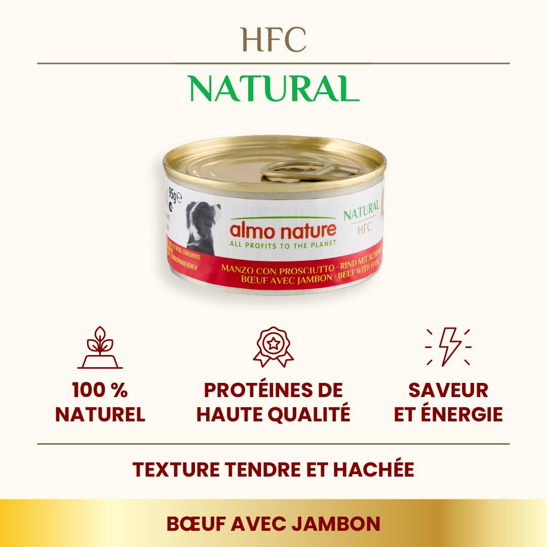 almo-nature-hfc-natural-p-t-e-chien-boeuf-jambon-2-28-kg image 2