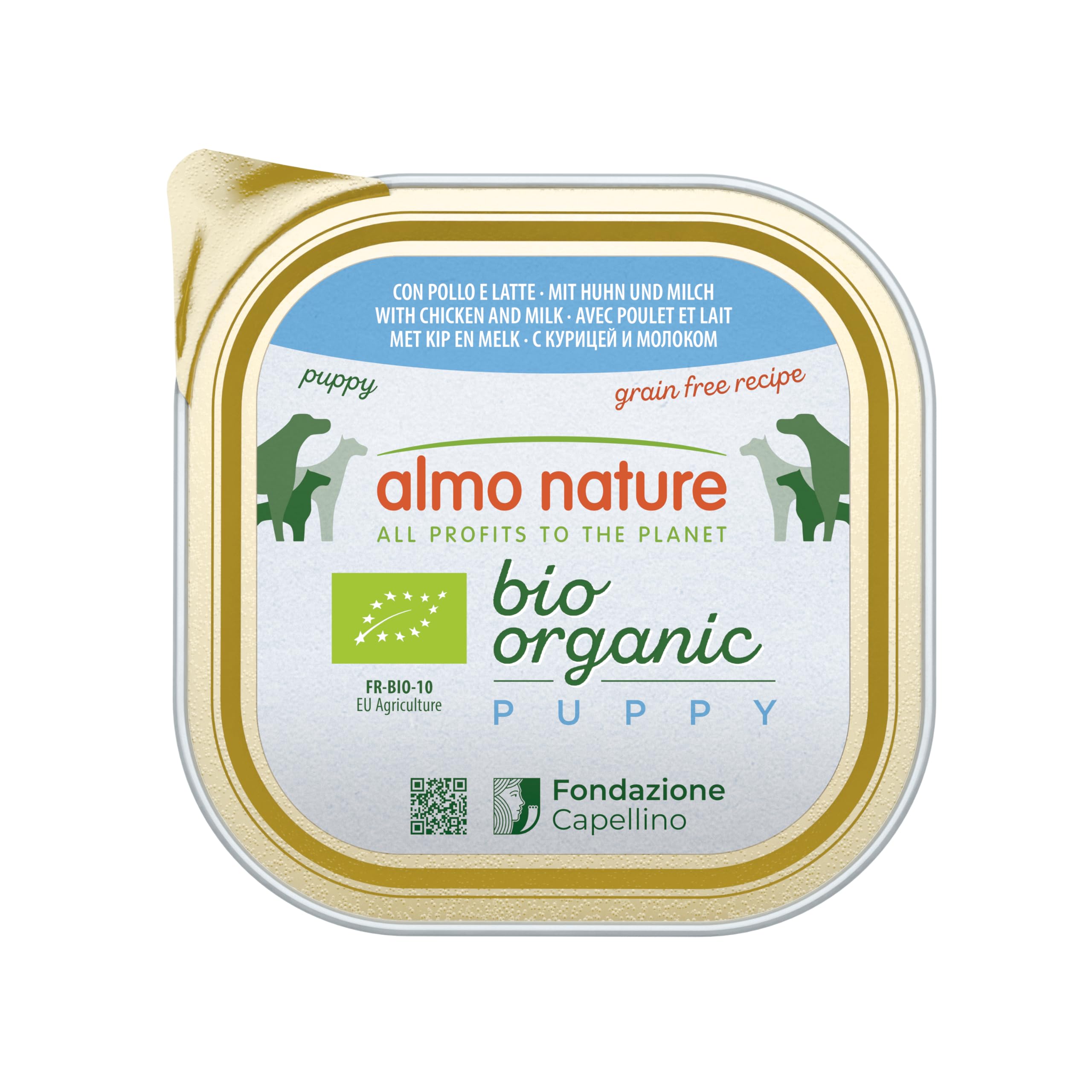 almo-nature-bio-organic-p-t-chien-poulet-l-gumes-300g-x9-bio image 2
