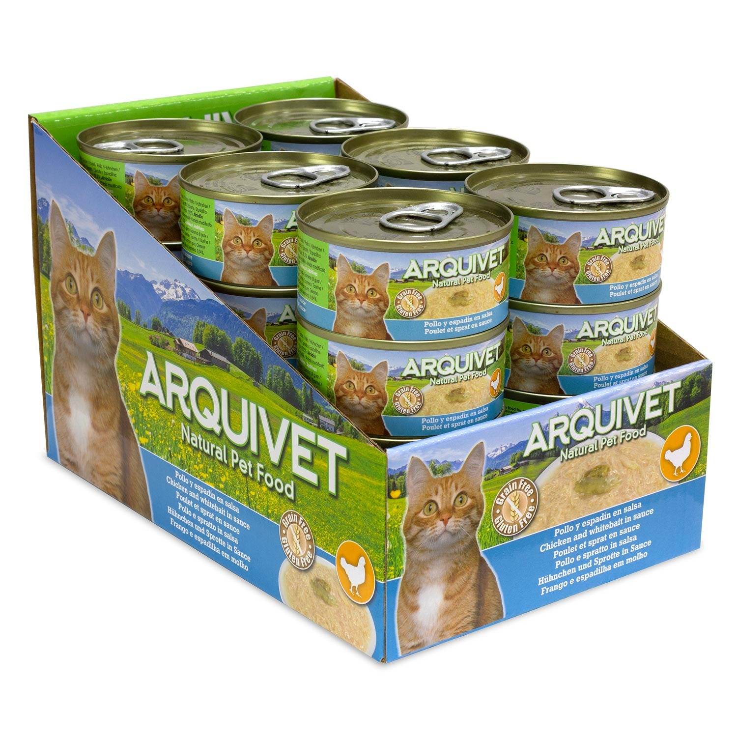 arquivet-mini-fillets-p-t-e-chat-poulet-sprat-80g image 2