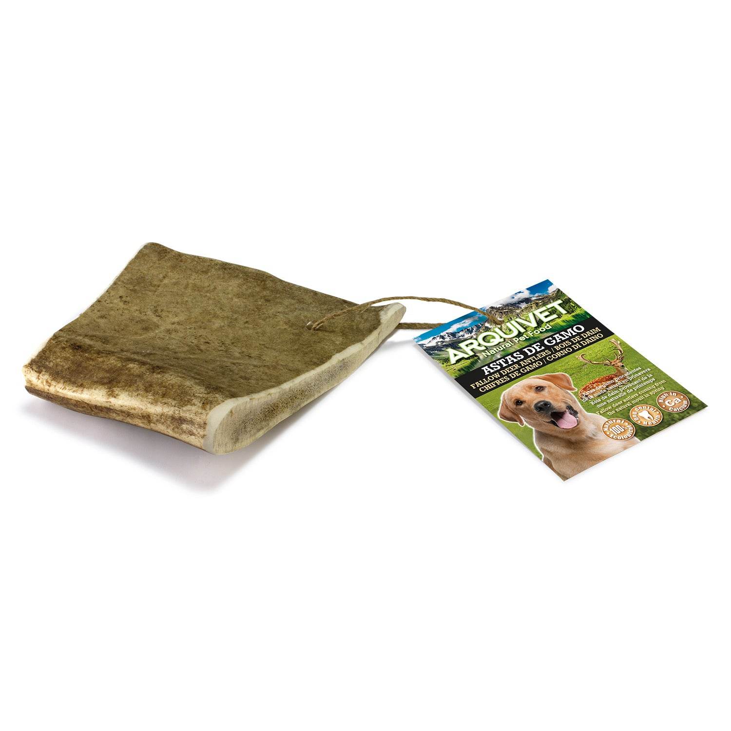 arquivet-bois-de-daim-friandise-chien-mastication-50-g-naturel image 3