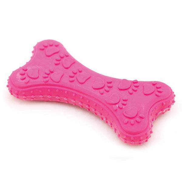 arquivet-jouet-chien-os-thermoplastique-bleu-10-5cm image 3