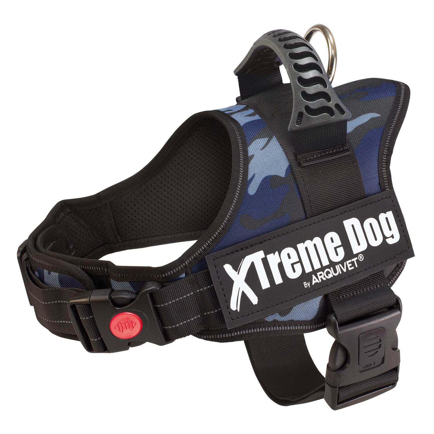 arquivet-xtreme-harnais-chien-bleu-camouflage-taille-m image 1