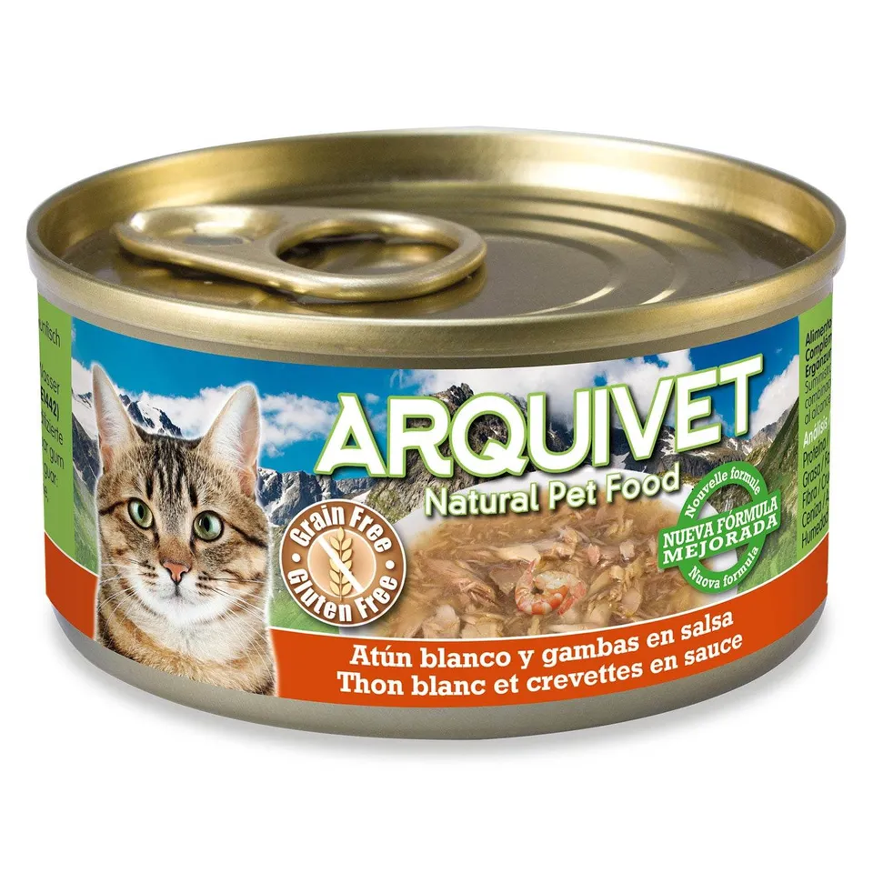 arquivet-thon-blanc-crevette-sauce-p-t-e-chat-80-g image 1