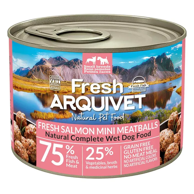 arquivet-mini-boulettes-saumon-aliment-chien-200-g image 1