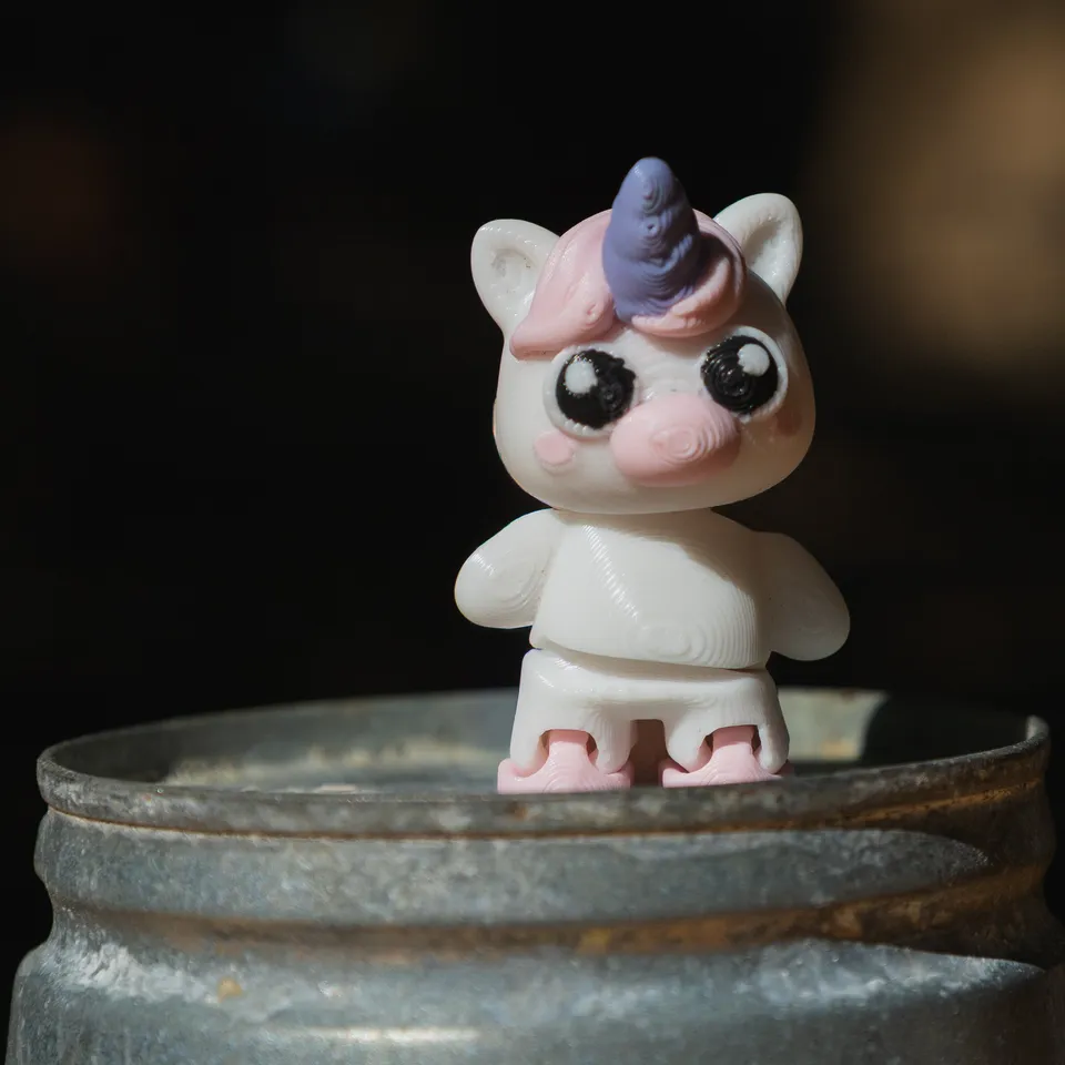 carabidule-les-bricoles-licorne-fidget-articul-3d image 1