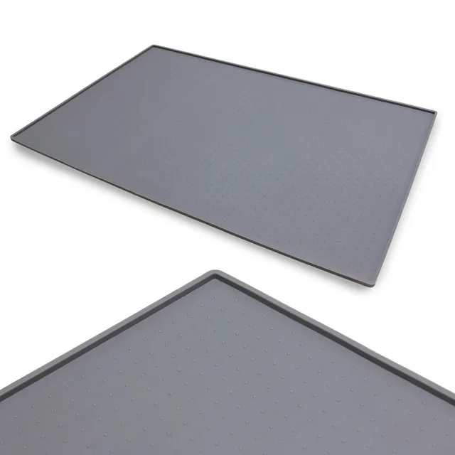 arquivet-tapis-gamelle-silicone-gris-chien-chat-antid-rapant image 1