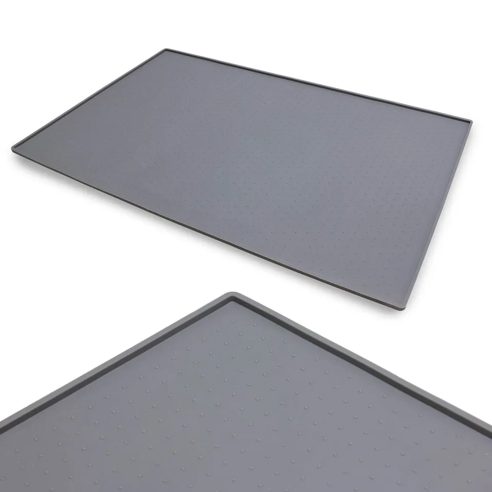 arquivet-tapis-gamelle-silicone-gris-chien-chat-antid-rapant image 1