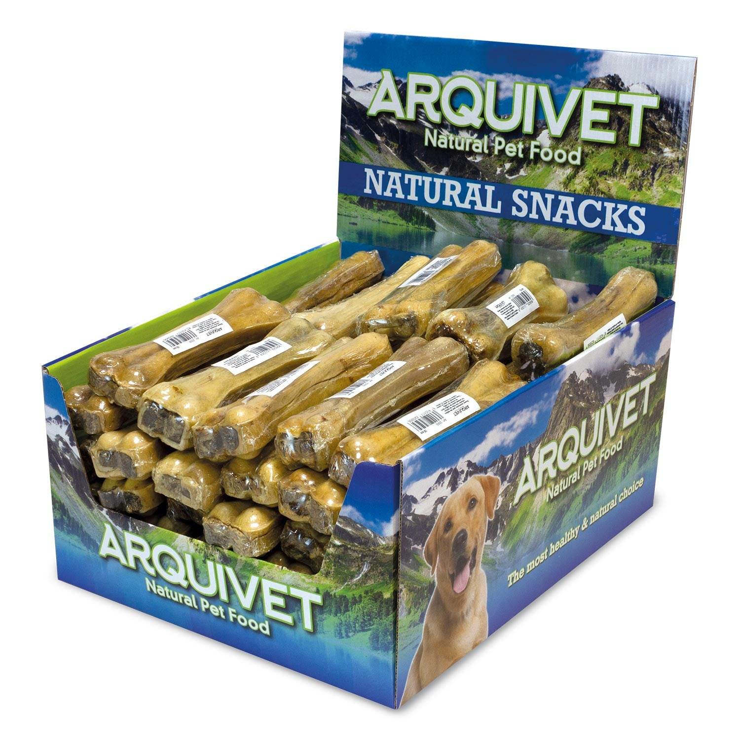 arquivet-os-buffle-press-farci-tripe-13-cm-bo-te-60-friandises image 4