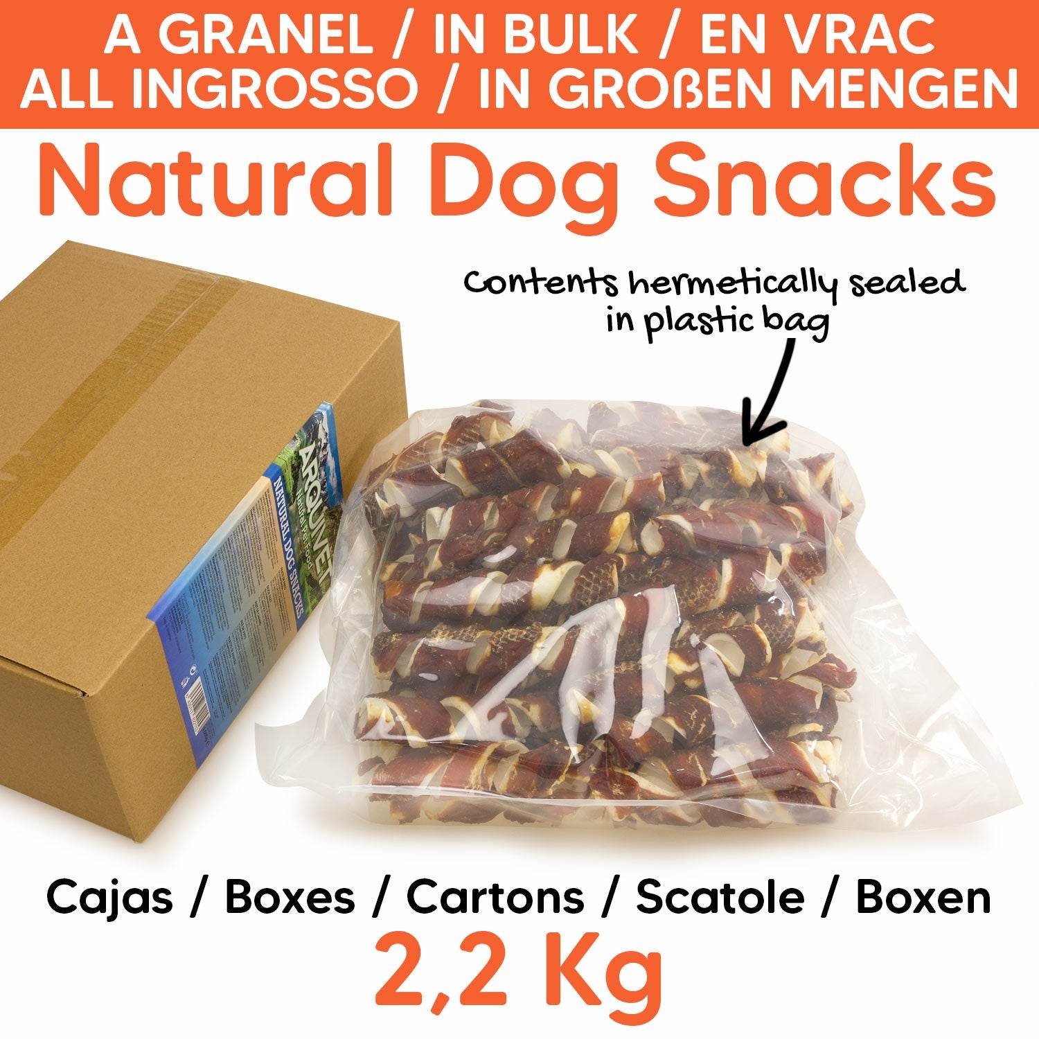 arquivet-spirale-canard-friandise-chien-110-g-naturel image 4