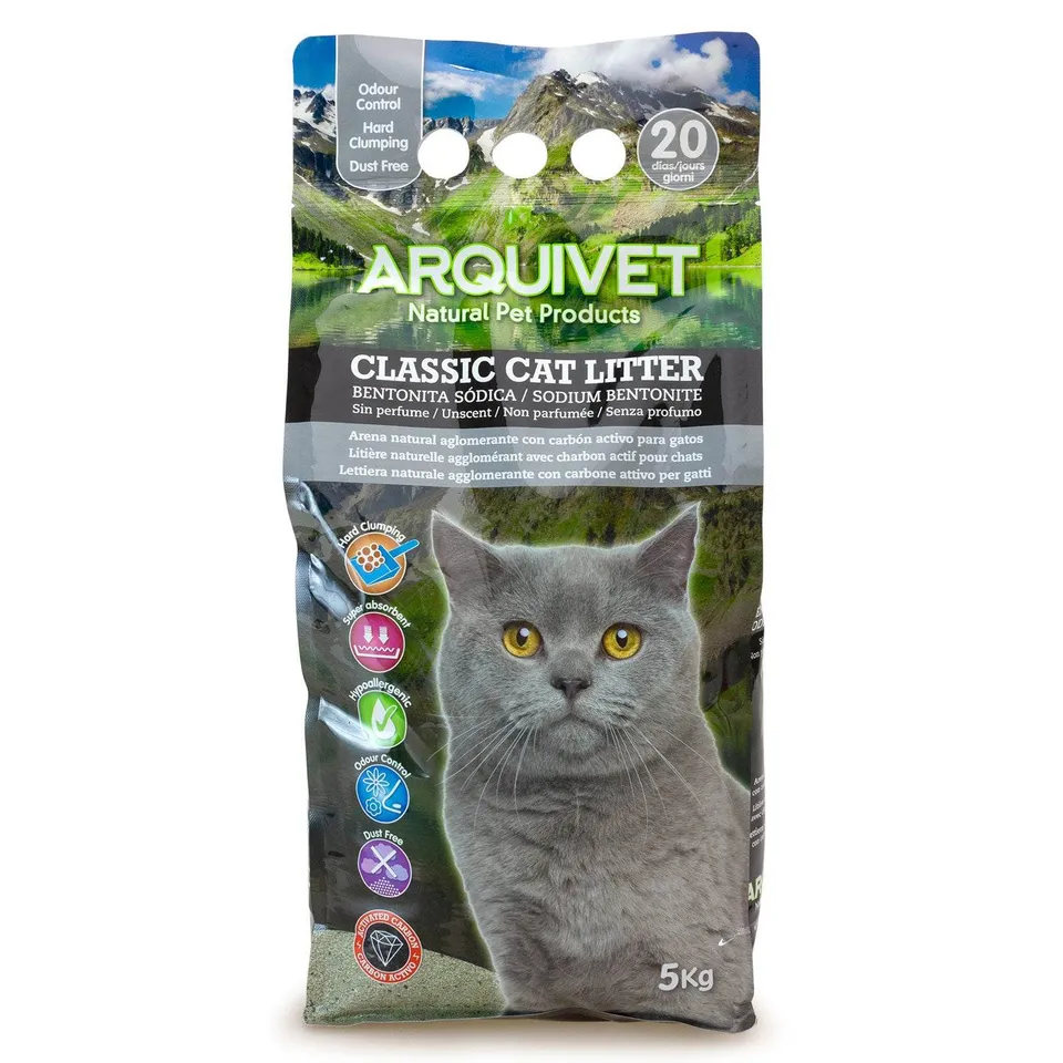 arquivet-classic-liti-re-chat-bentonite-charbon-5-kg image 1