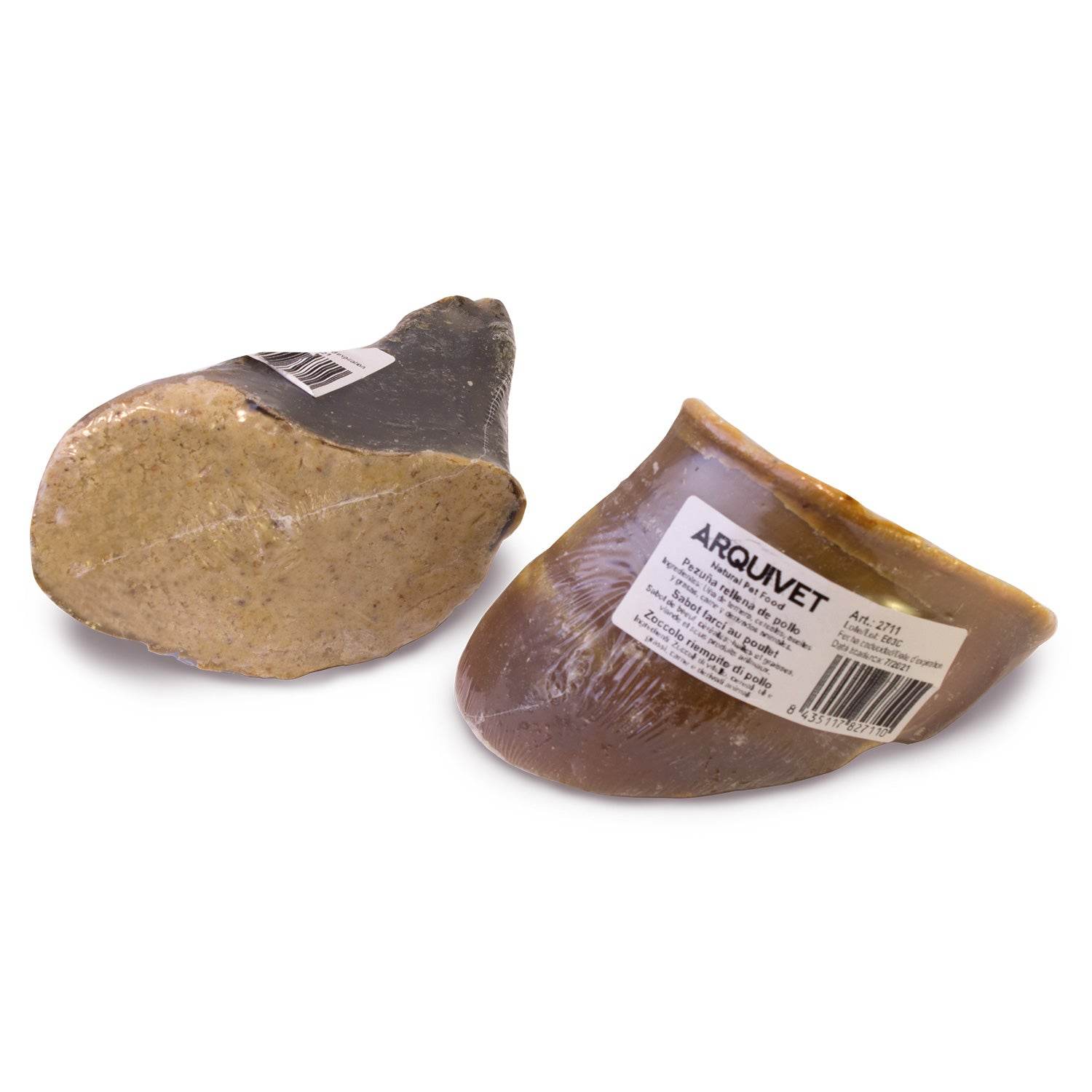 arquivet-dog-snacks-sabot-de-veau-fourr-friandise-poulet-x20 image 2