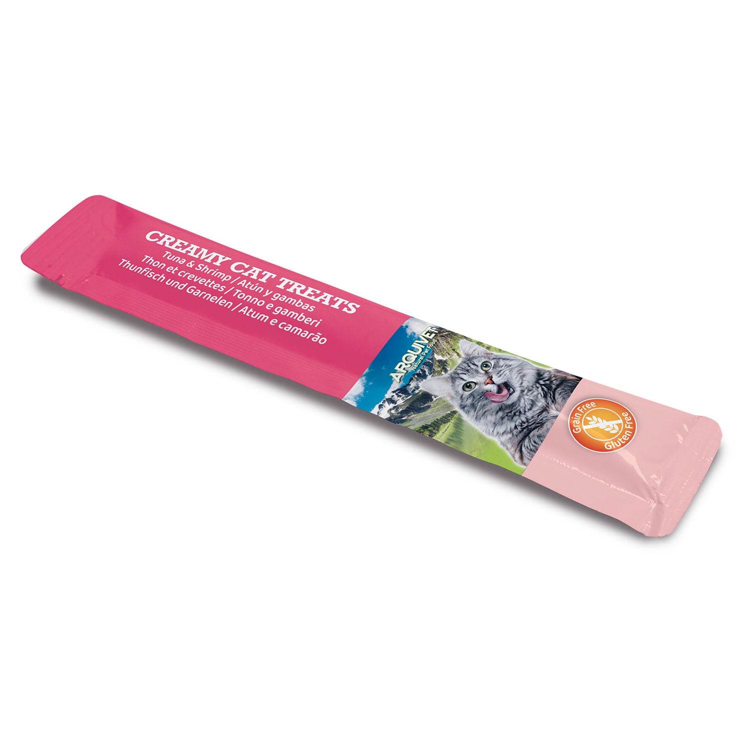 arquivet-cat-snacks-cr-me-thon-crevette-friandise-chat-5x14-g-87-viande image 2