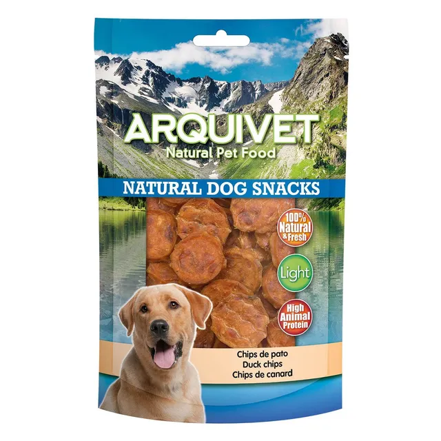 arquivet-chips-canard-chien-100-g-light-naturel image 1