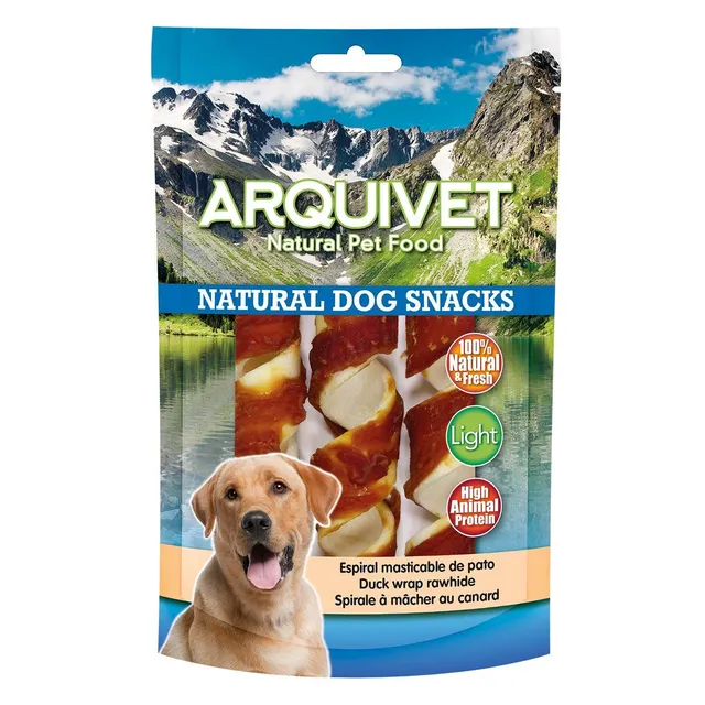 arquivet-spirale-canard-friandise-chien-110-g-naturel image 1