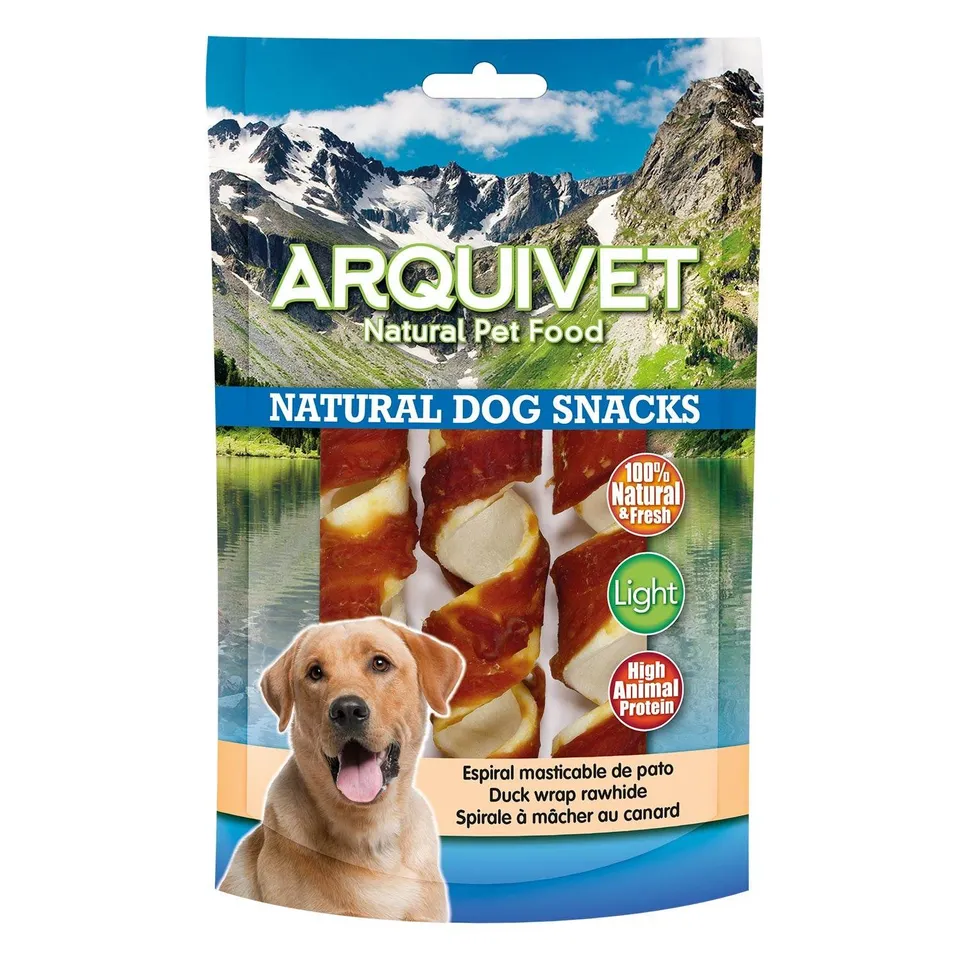 arquivet-spirale-canard-friandise-chien-110-g-naturel image 1