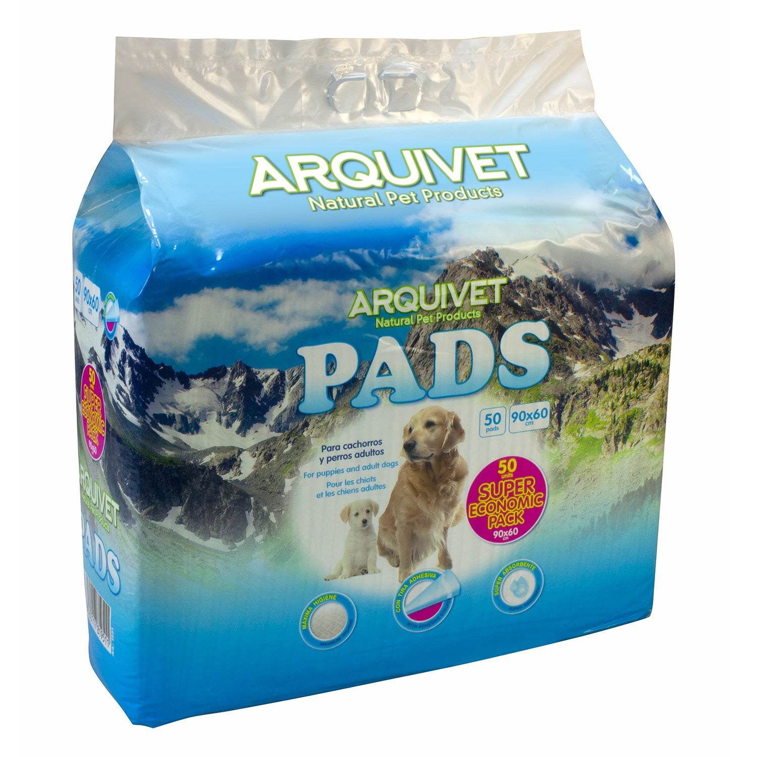 arquivet-tapis-hygi-niques-60x60-cm-chien-x50-absorbants image 7