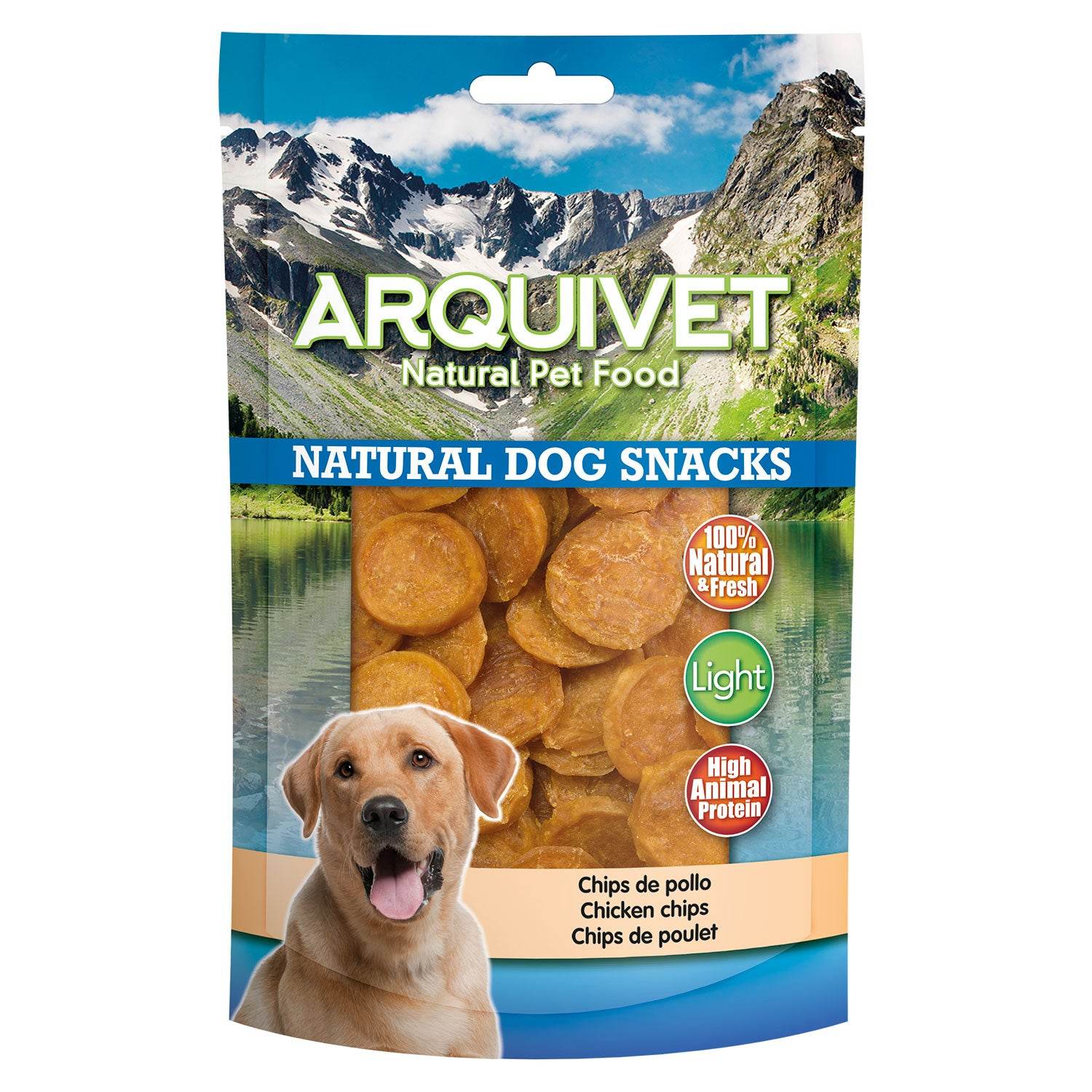 arquivet-chicken-chips-friandise-chien-poulet-100-g image 1