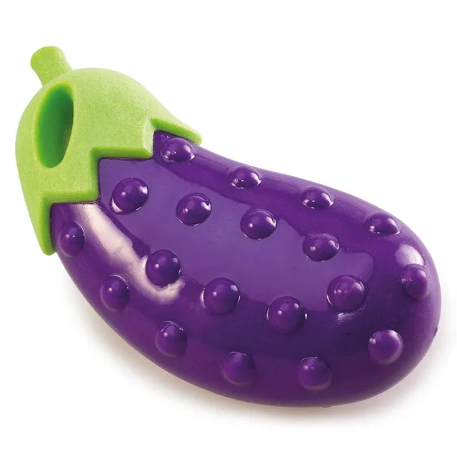 arquivet-jouet-chien-aubergine-couineur-dentition image 1