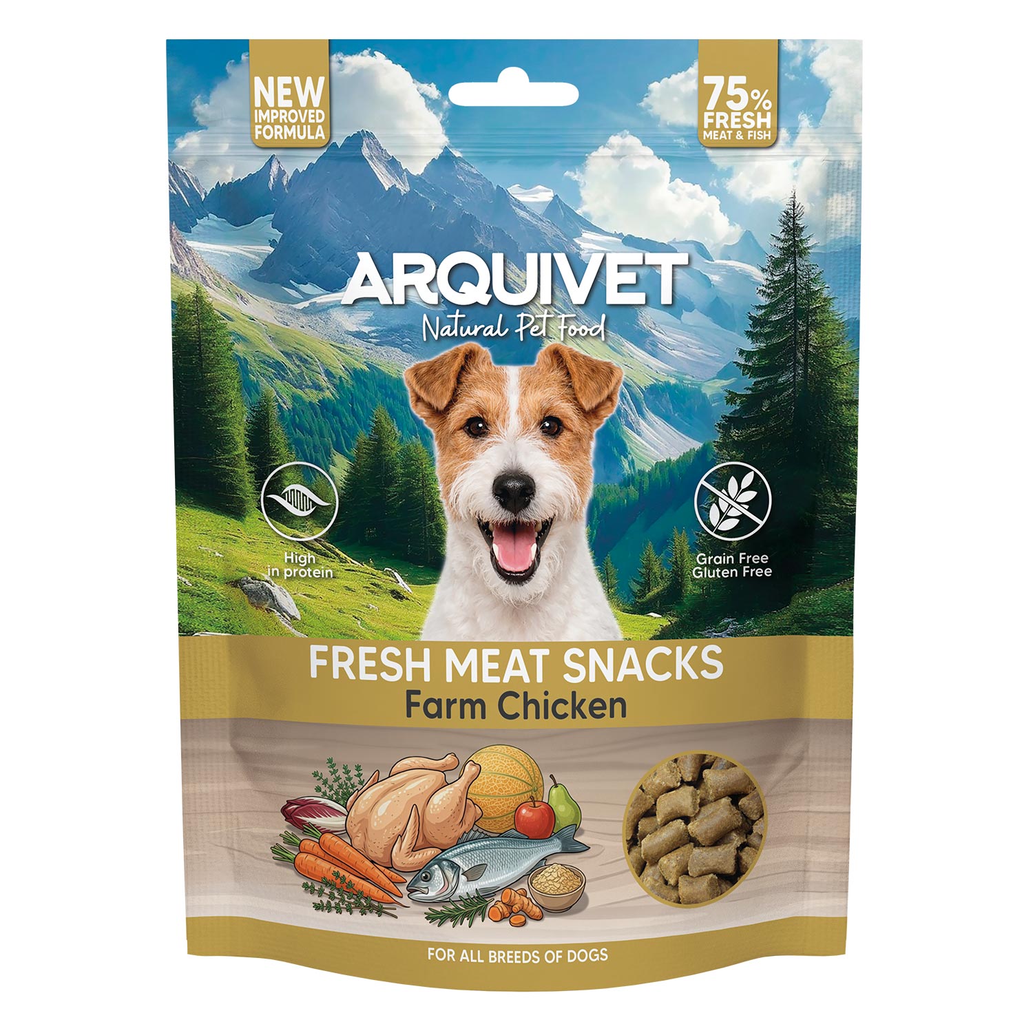 arquivet-friandises-chien-poulet-fermier-300-g-sans-c-r-ales image 1