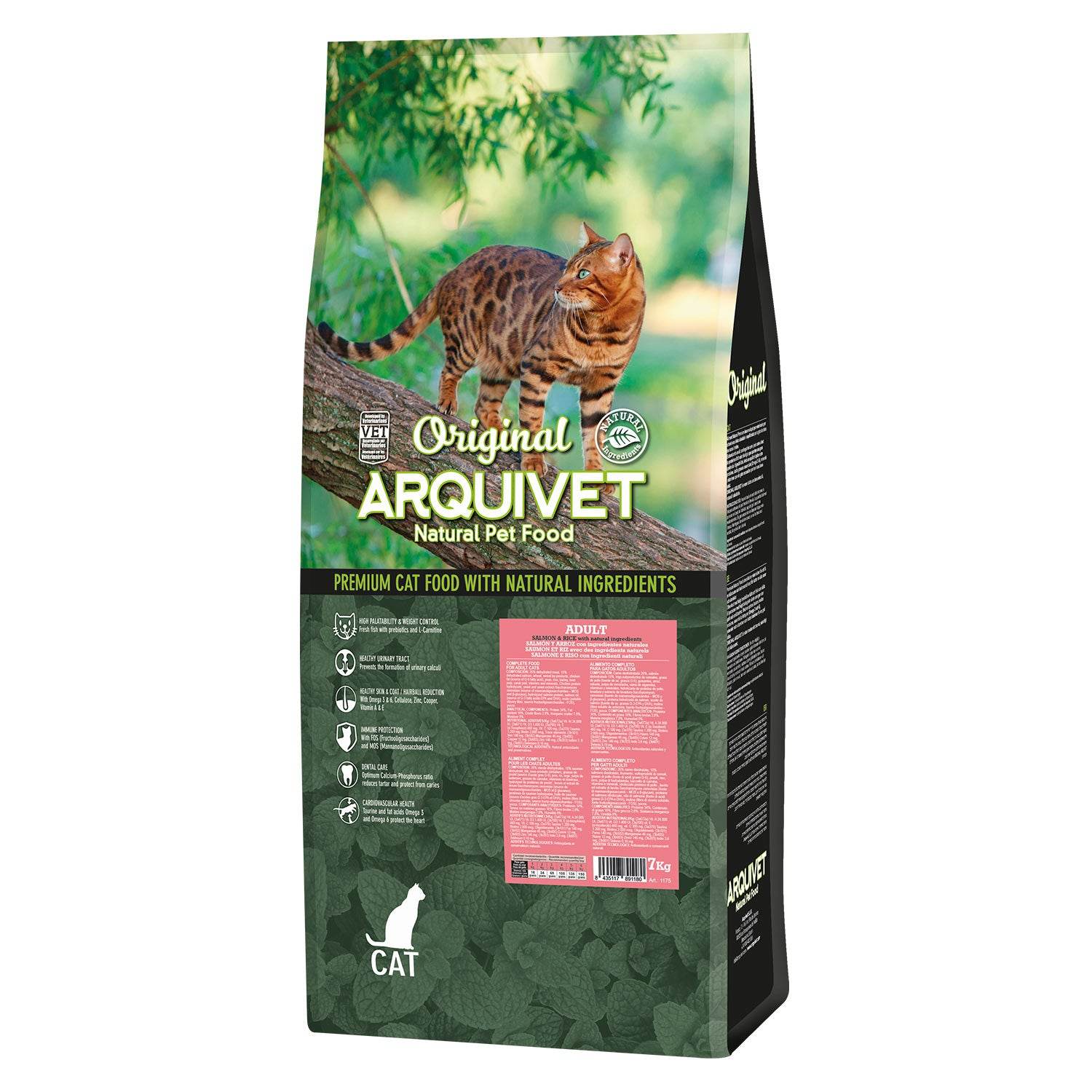 arquivet-original-croquettes-chat-saumon-riz-1-5-kg-adulte image 6