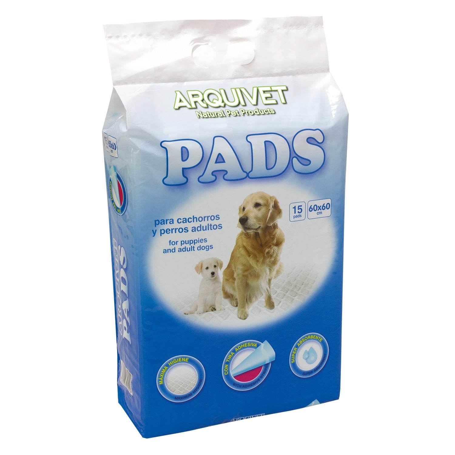 arquivet-tapis-de-propret-chien-absorbant-60x60-cm-x15 image 6