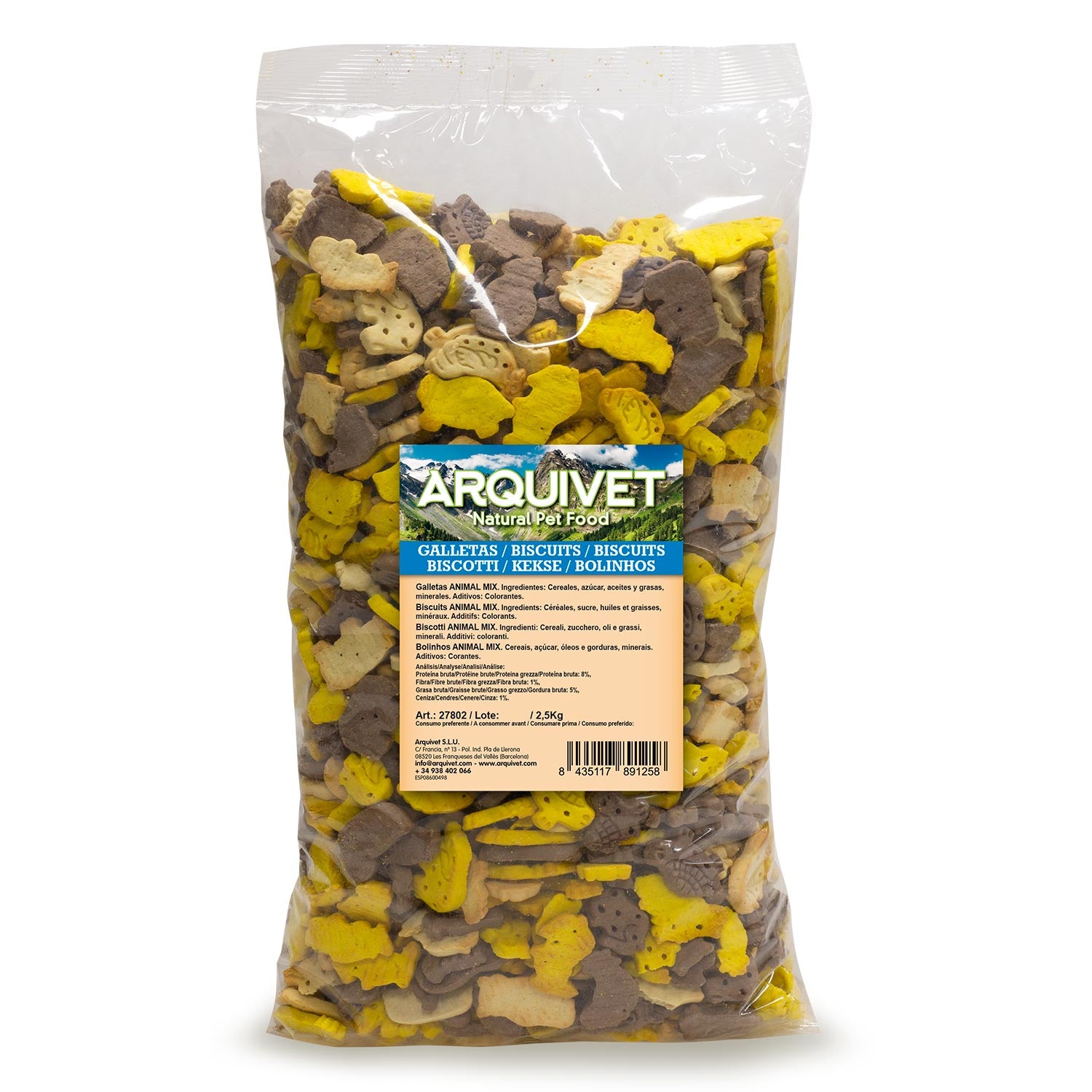 arquivet-animal-mix-biscuit-chien-200g-formes-animales image 6