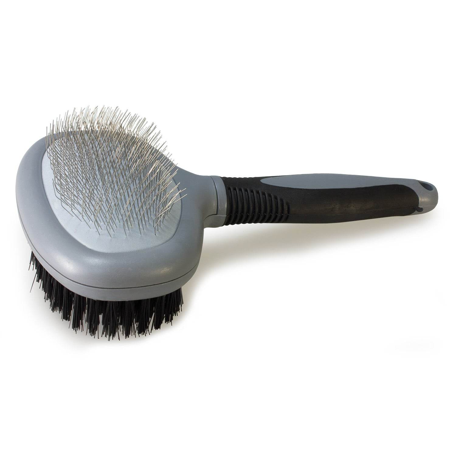 arquivet-brosse-double-ovale-19x11-cm-toilettage-chien image 1