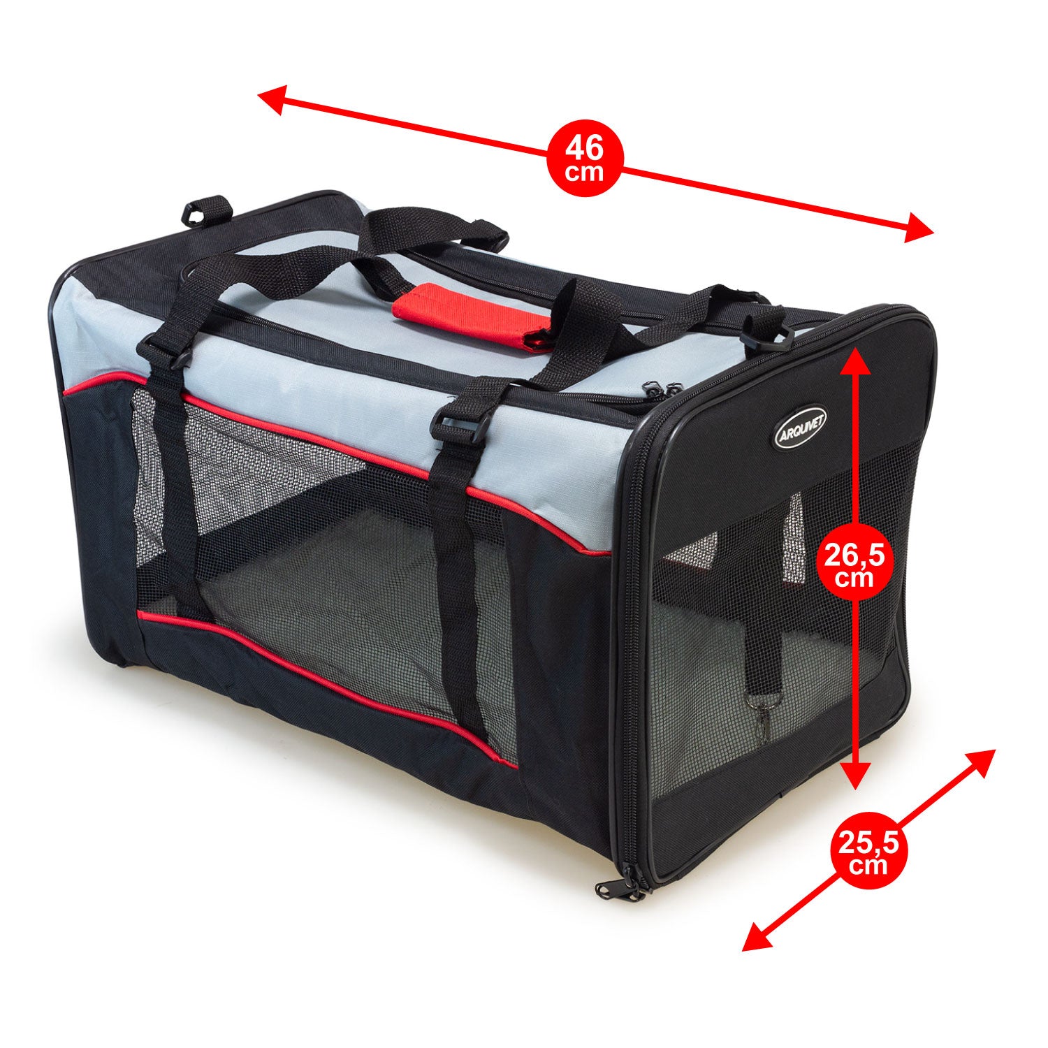 arquivet-deluxe-sac-transport-chien-chat-46-cm image 6