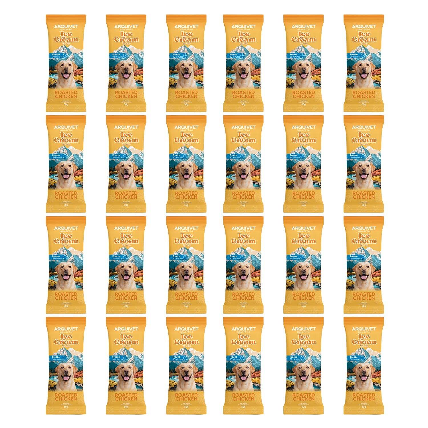 arquivet-dog-snacks-roasted-chicken-ice-cream-friandise-50-g-poulet image 6
