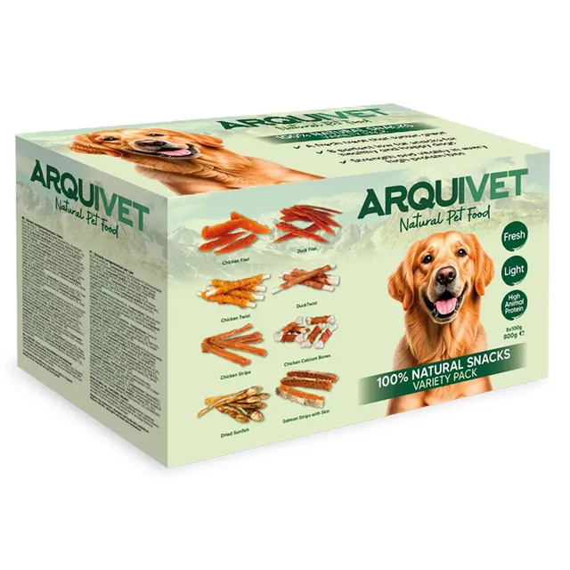 arquivet-natural-snacks-friandises-chien-8x100-g image 1