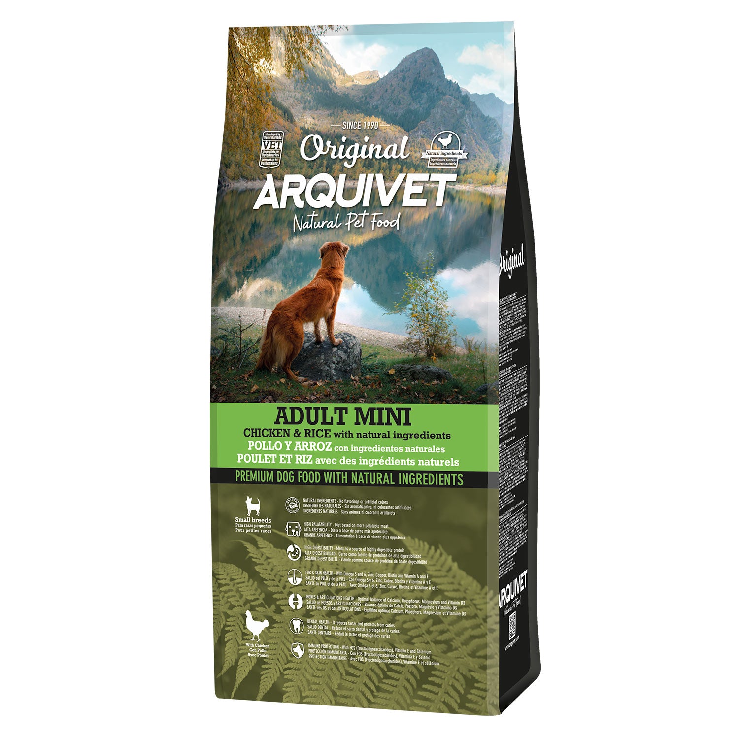 arquivet-original-croquettes-mini-chien-poulet-riz-3-kg image 2