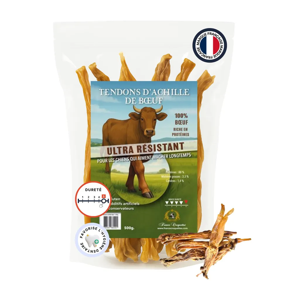 france-croquettes-friandises-tendon-b-uf-friandise-chien-500g-r-sistante image 1