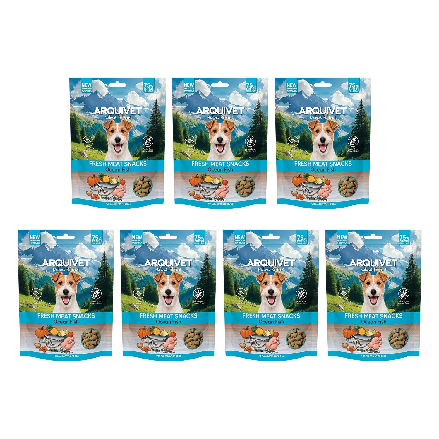 arquivet-fresh-meat-snacks-poisson-oc-anique-snack-chien-300-g image 6