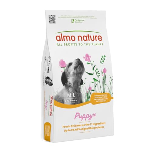 almo-nature-holistic-puppy-m-poulet-croquettes-chiot-12kg image 5
