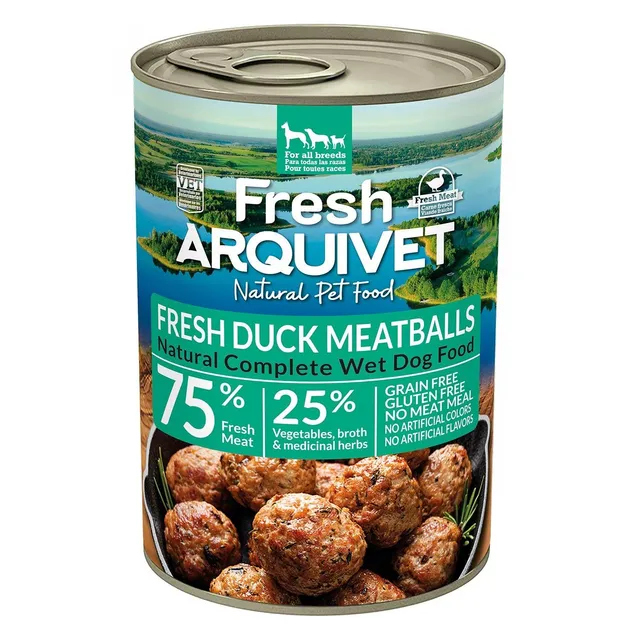arquivet-meatballs-canard-p-t-e-chien-sans-gluten-400-g image 1