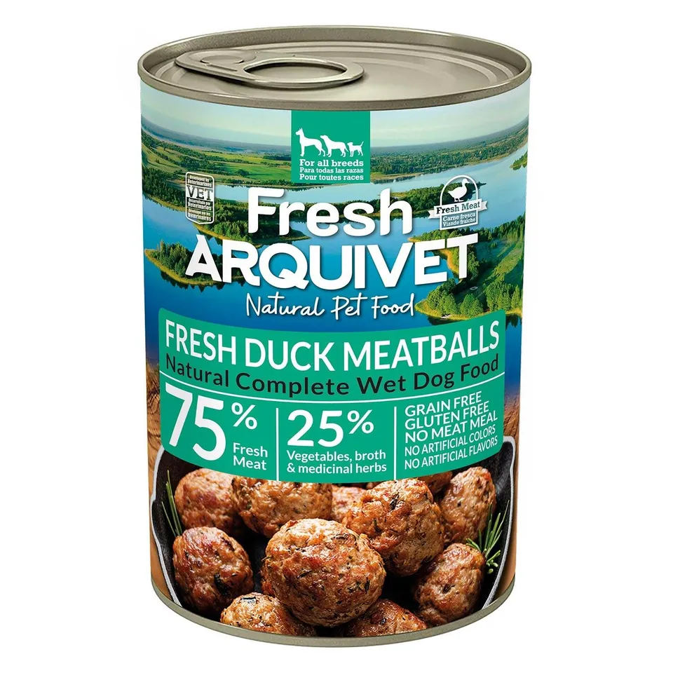 arquivet-meatballs-canard-p-t-e-chien-sans-gluten-400-g image 1