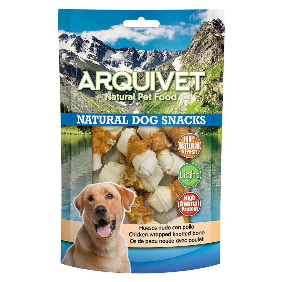 arquivet-os-nou-poulet-friandise-chien-100-gr-naturel image 1