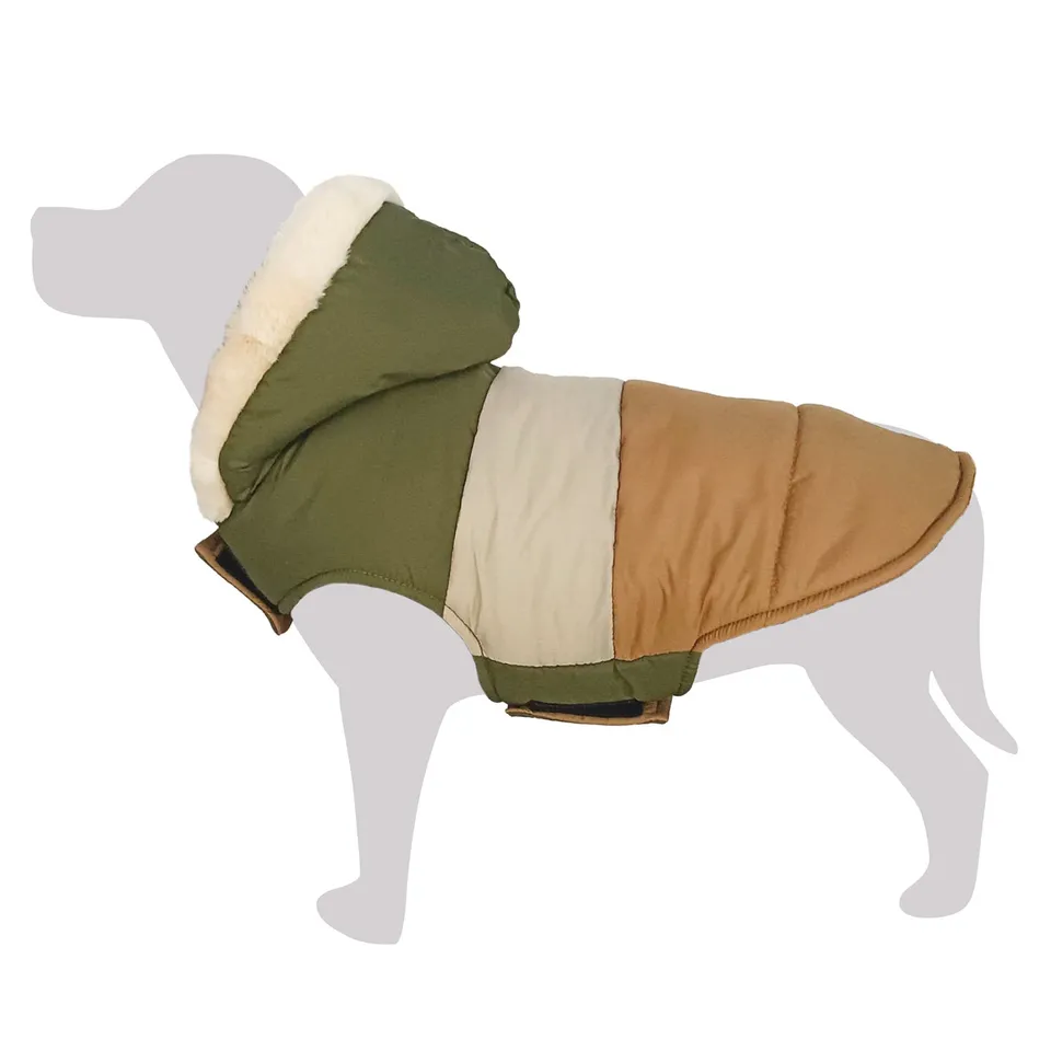 arquivet-kailash-manteau-chien-capuche-m-30-cm-beige image 1