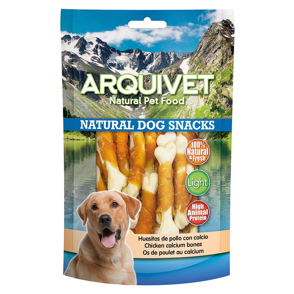 arquivet-friandise-chien-os-poulet-calcium-100-g image 1