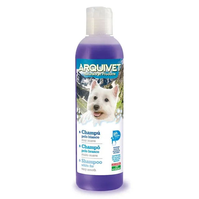 arquivet-shampoing-poil-blanc-chien-250-ml-ph-neutre-clat image 1