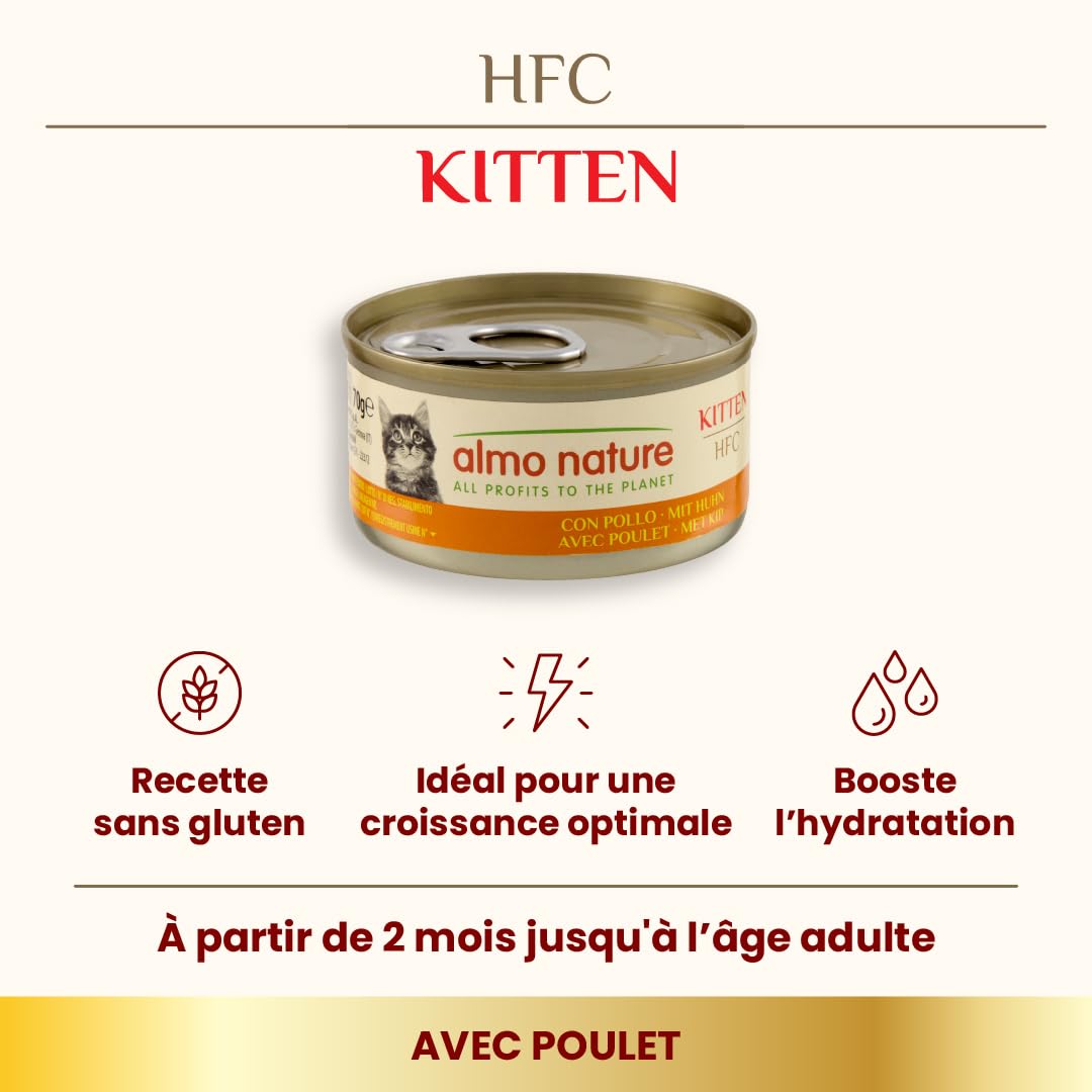 almo-nature-hfc-kitten-poulet-p-t-e-chaton-24x70g image 2